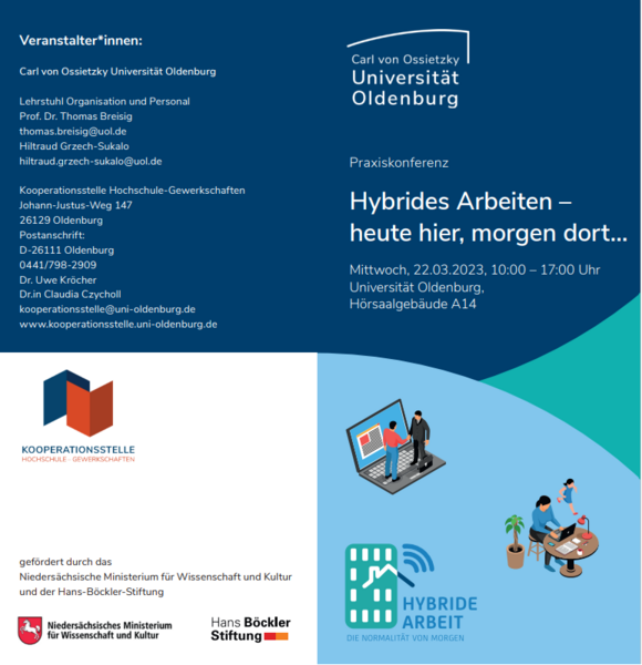 Flyer hybrides Arbeiten